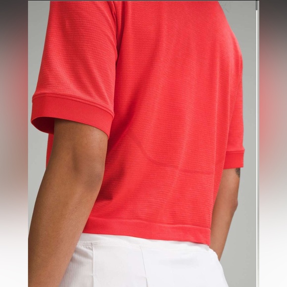 Lululemon Swiftly Tech Relaxed-Fit Polo Shirt Hot Heat / Red Glow - Picture 5 of 9